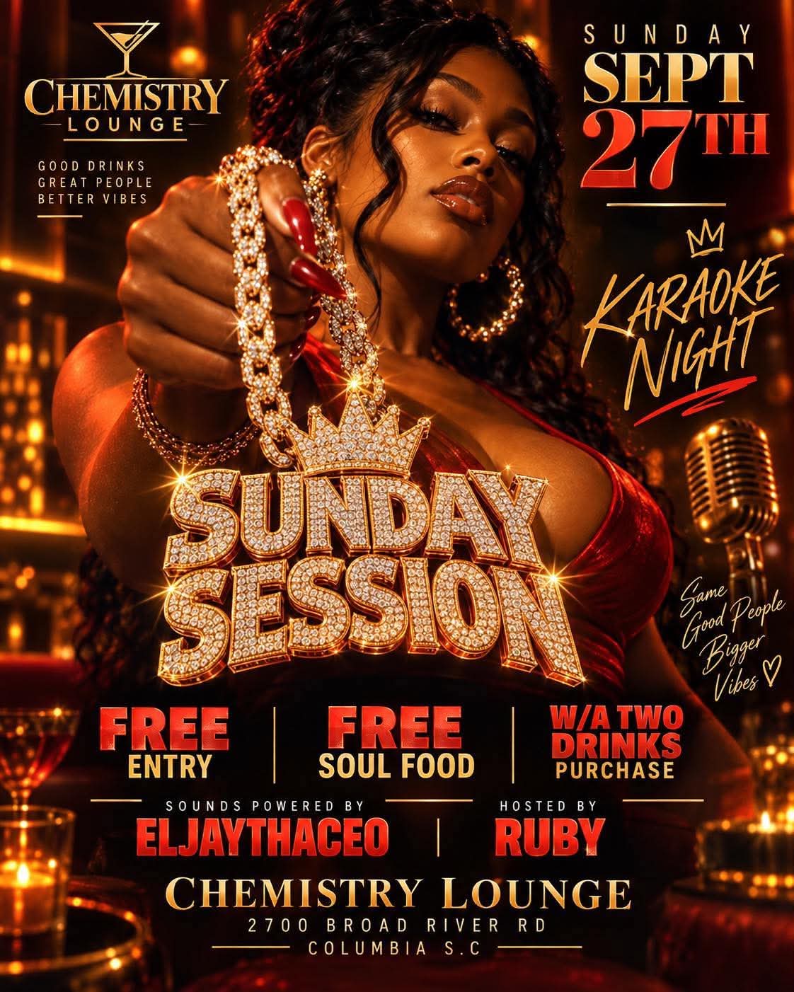 Sunday Session Karaoke Night flyer
