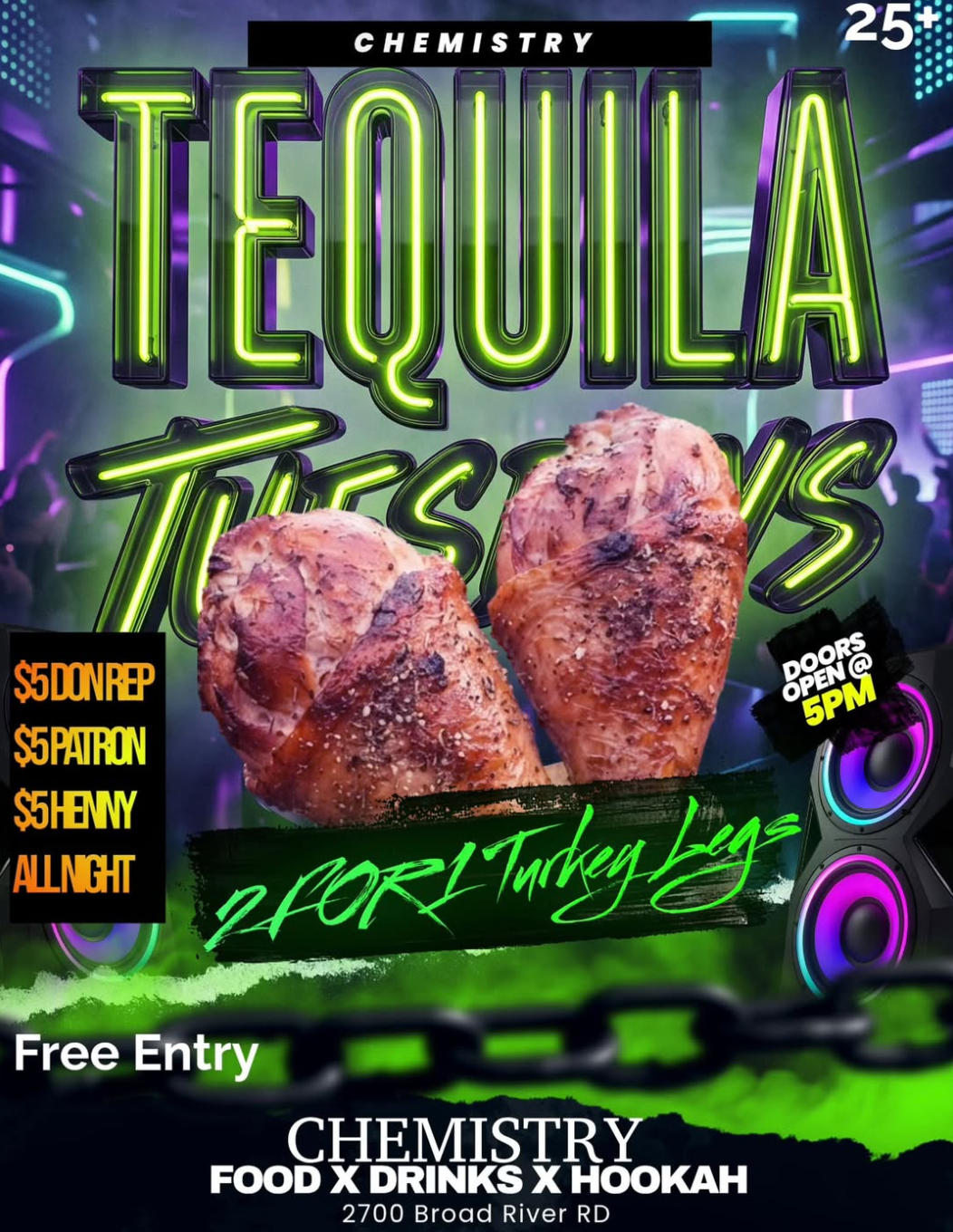 Tequila Tuesdays flyer